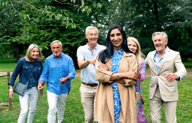 istock Senior group old buddies reunion in London 1828885204