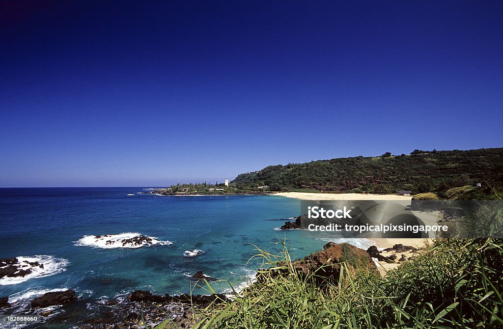 USA, Hawai, O'ahu, North Shore, de Waimea bahía. - Foto de stock de Bahía de Waimea libre de derechos