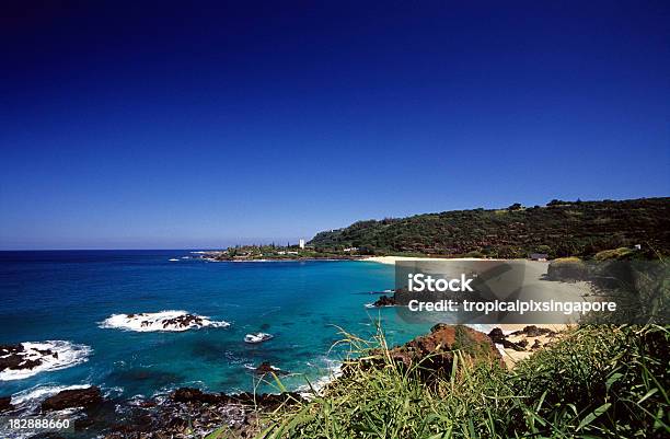 Usa Hawai Oahu North Shore De Waimea Bahía Foto de stock y más banco de imágenes de Bahía de Waimea - Bahía de Waimea, Playa, Haleiwa