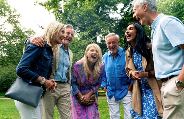 istock Senior group old buddies reunion in London 1828887845