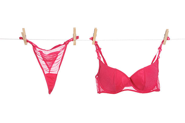 istock Bra and panties on clothesline 182888830