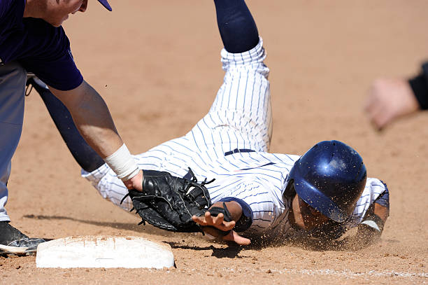 baseball player - baseball player baseball sport catching stock-fotos und bilder