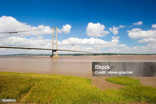 Foto de Humber Bridge e mais fotos de stock de Cabo de Aço - Cabo de Aço, Concreto, Cultura Britânica