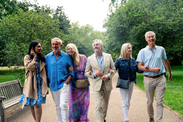 istock Senior group old buddies reunion in London 1828891527