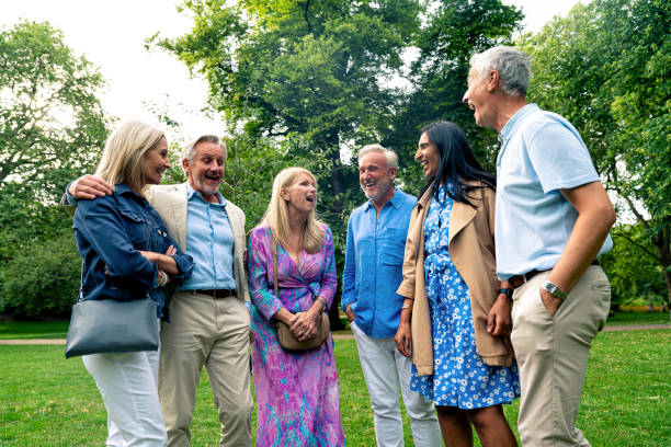 istock Senior group old buddies reunion in London 1828894830