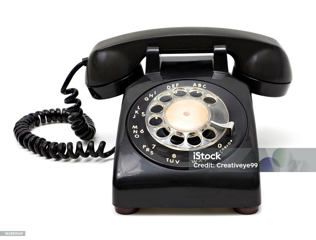 Telefone retro de 1950 - Royalty-free Marcador de Telefone Foto de stock