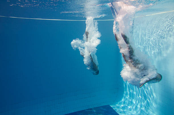 Backfall Dive 40+ Back Dive Stock Photos, Pictures & Royalty-Free Images - iStock