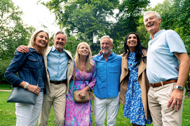 istock Senior group old buddies reunion in London 1828900202