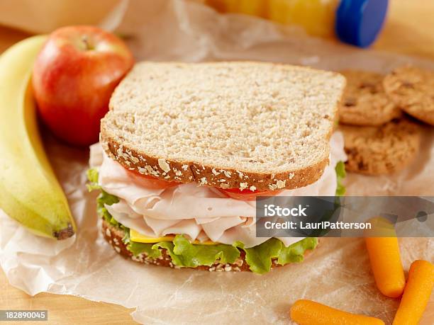 Sano Pranzo Al Sacco - Fotografie stock e altre immagini di Pranzo scolastico - Pranzo scolastico, Panino ripieno, Salute