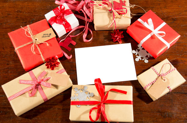 istock Christmas card and packages 1828908145