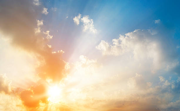 썬라이즈 - sunrise cloud cloudscape sun 뉴스 사진 이미지