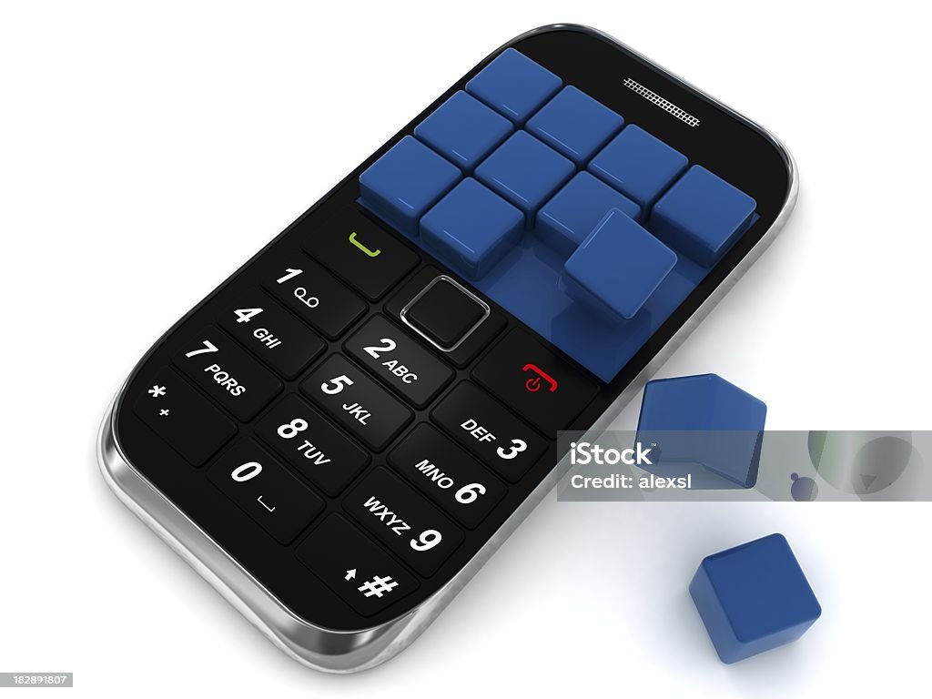 Mobile Phone Software  Business Stock Photo