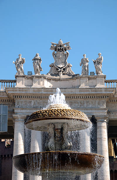 istock Fountain at St. Peter's Square 182891965