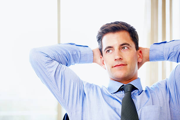 istock Contemplative mid adult businessman at work 182891968
