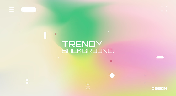 Modern blurred gradient multicolored abstract background for landing page website template design