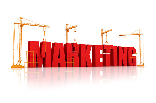 Building or finding a new market, business marketing concept..