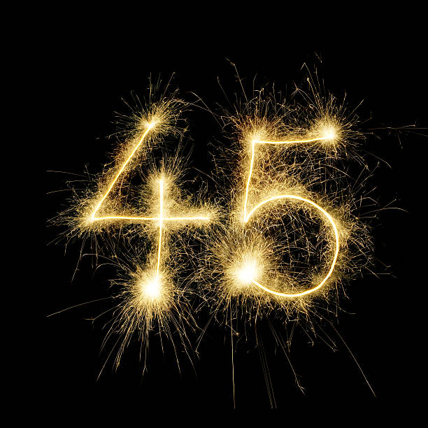istock Sparkling Celebration Number Forty-Five 182893051