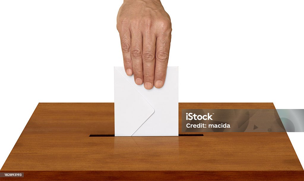 A votação - Foto de stock de Branco royalty-free