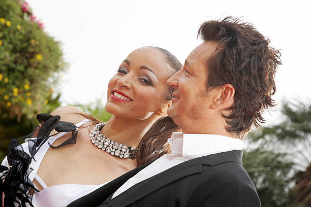 istock Red carpet shoot of two celebrities 182893446