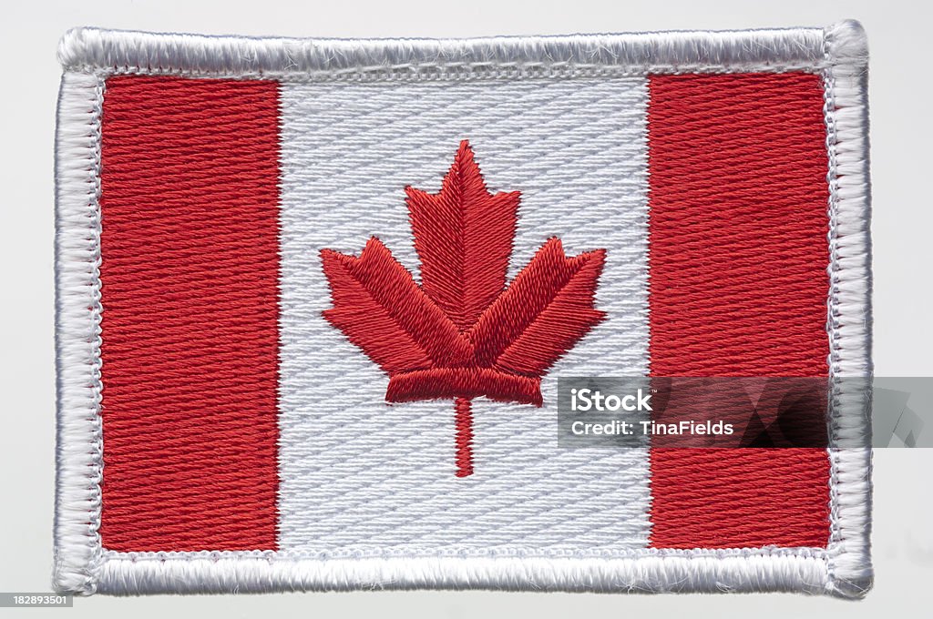Kanada Flagge als Aufnäher. - Lizenzfrei Flicken Stock-Foto