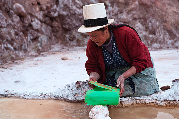 Since pre-Inca times, salt  has been obtained in Maras by evaporating salty water (provided by a nearby  subterranean stream) in the sun, leaving the salt behind. In the mines there are thousands of salt-pools. The Sacred Valley of the Incas or Urubamba Valley is a valley in the Andes  of Peru, close to the Inca capital of  Cusco and below the ancient sacred city of Machu Picchu. 