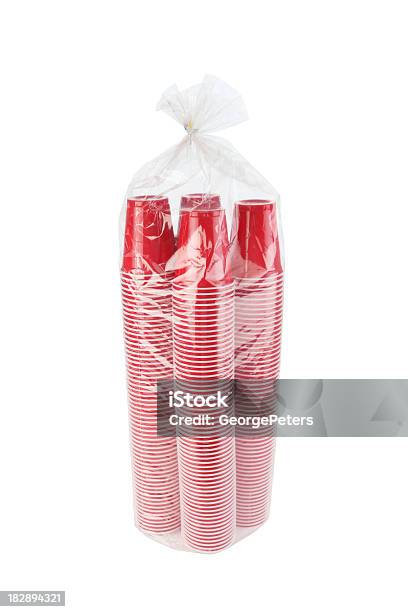 Disposable Cups With Clipping Path Stock Photo - Download Image Now - Design Element, Picnic, Drinking Glass