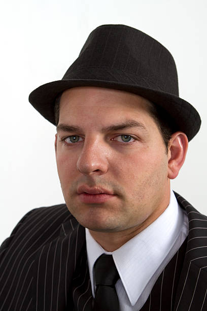 istock Handsome Gangster Wearing Hat 182894505