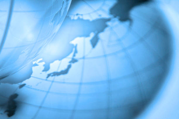 globe - latitude longitude potret stok, foto, & gambar bebas royalti