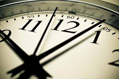 Dial of a vintage watch, close-up, macro