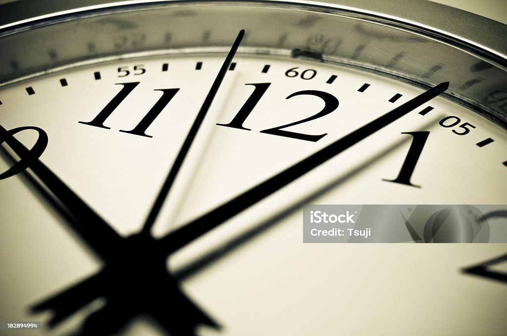 Wall clock Wall clock with sepia tone treatment.More business images: Clock Stock Photo