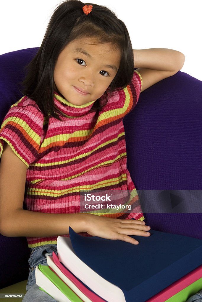Adorabile età elementare Scolara - Foto stock royalty-free di 6-7 anni