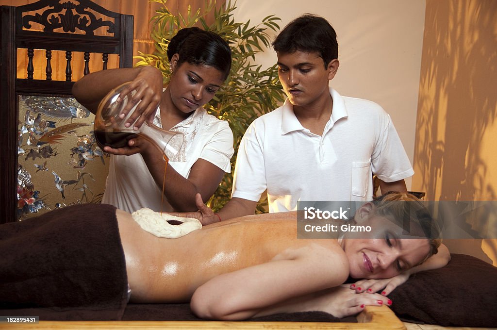 Ayurveda-massage - Lizenzfrei Ayurveda Stock-Foto