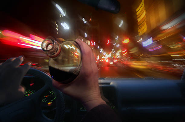 Drunk driver stock photo