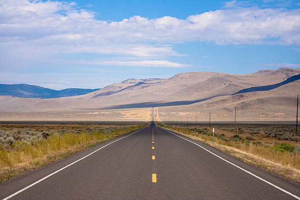 istock Country Road Nevada 182895620