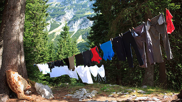 istock Clothesline In The Mountains 182895861