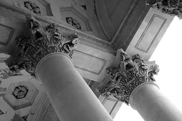 Photo of colums of the london stock exchange