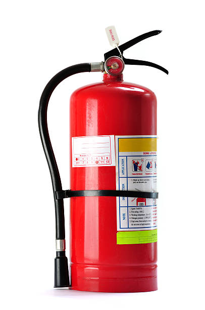 Fire extinguisher, isolated Fire extinguisher isolated on white fire extinguisher photos stock pictures, royalty-free photos & images