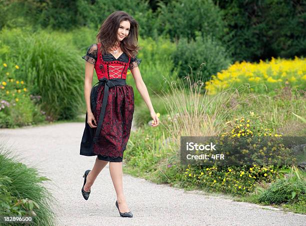 Tradizionale Dirndl Oktoberfestoutfoor Divertimento Xxxl - Fotografie stock e altre immagini di 20-24 anni