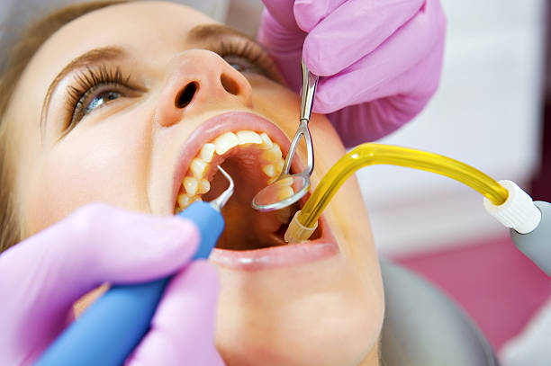 istock Visit at the dentist's surgery 182896772