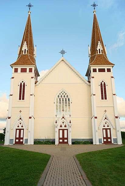 istock Miscouche church, Prince Edward Island. 182897142