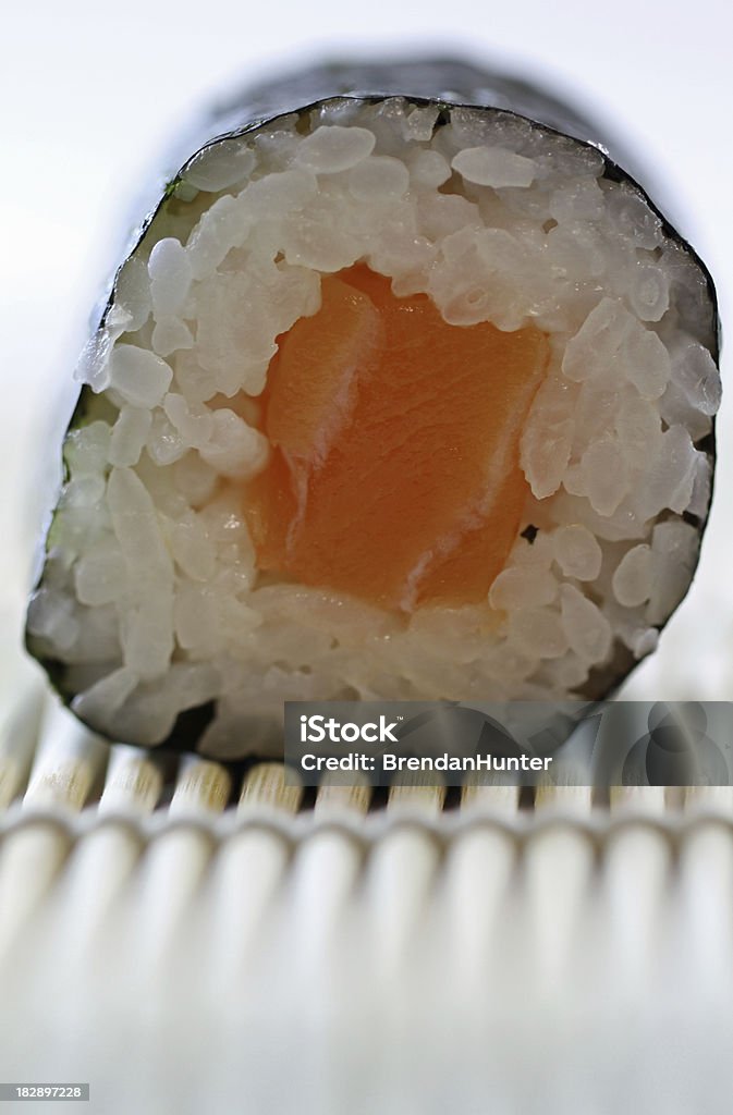 Lachs-Maki - Lizenzfrei Einzelner Gegenstand Stock-Foto