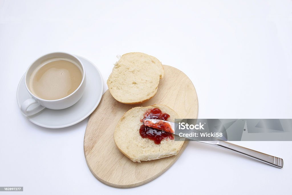 Semplice e veloce per la prima colazione - Foto stock royalty-free di Marmellata