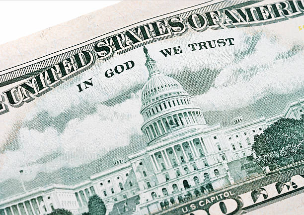 istock Partial view of US currency bill 182897839