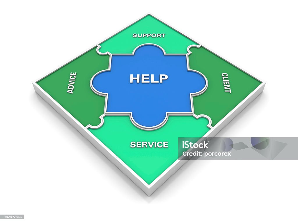 Помочь диаграмма - Стоковые фото Help - английское слово роялти-фри