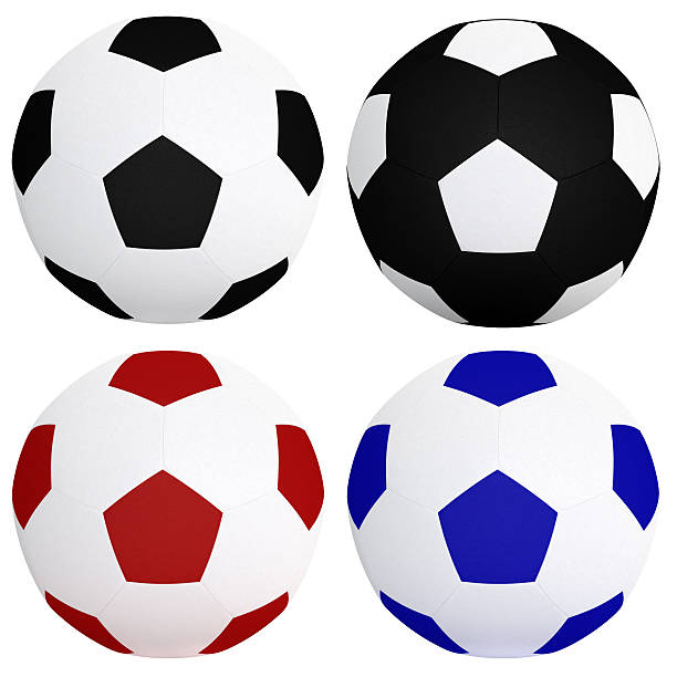 istock Set of Soccer Balls 182897953