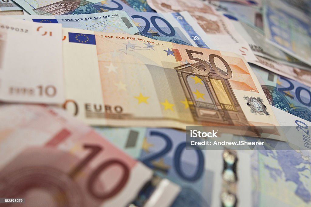 Waluta Euro - Zbiór zdjęć royalty-free (Banknot)
