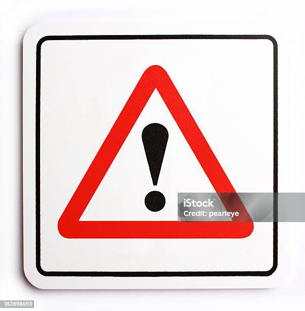 Ausrufezeichen Stockfoto und mehr Bilder von Warnschild - Warnschild, Warnsymbol, Gefahr