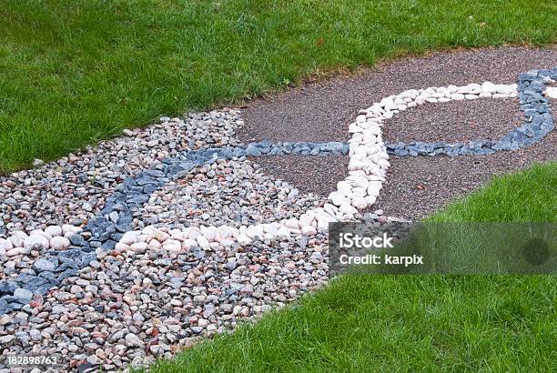 Tricky Life Way Stock Photo - Download Image Now - Ornamental Garden, Stone Material, Yard - Grounds