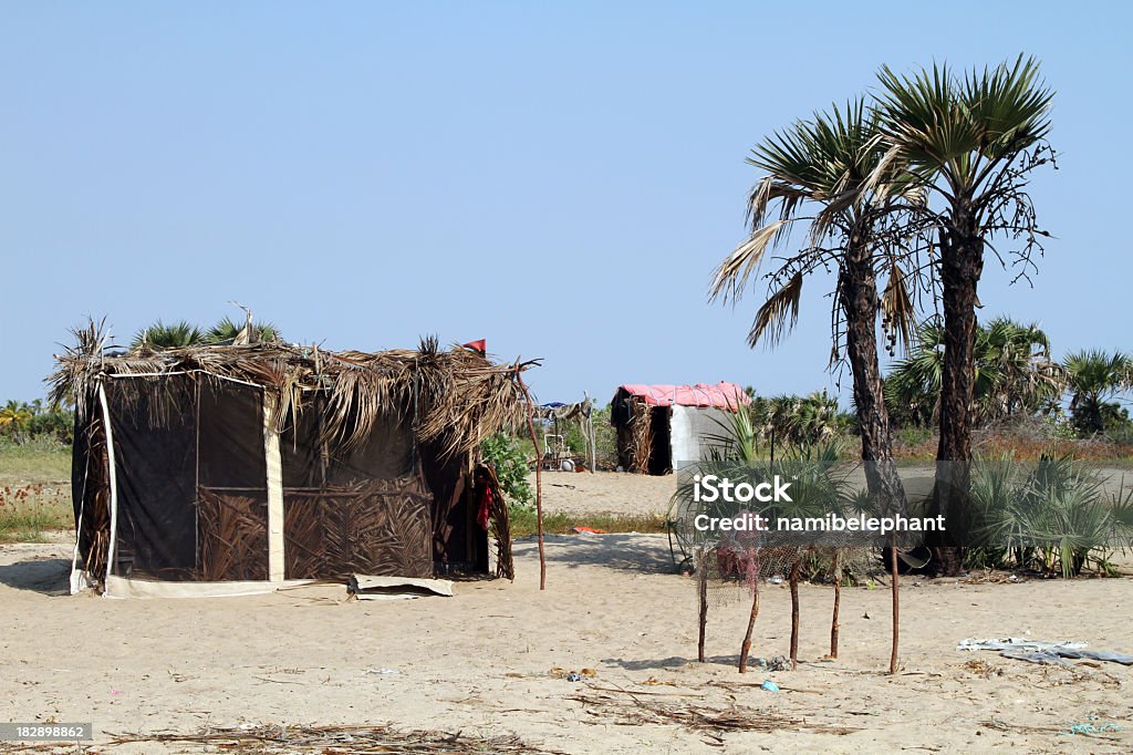 fisher village on Mosulu island fisher village on Mosulu island near Luanda, Angola Africa Stock Photo