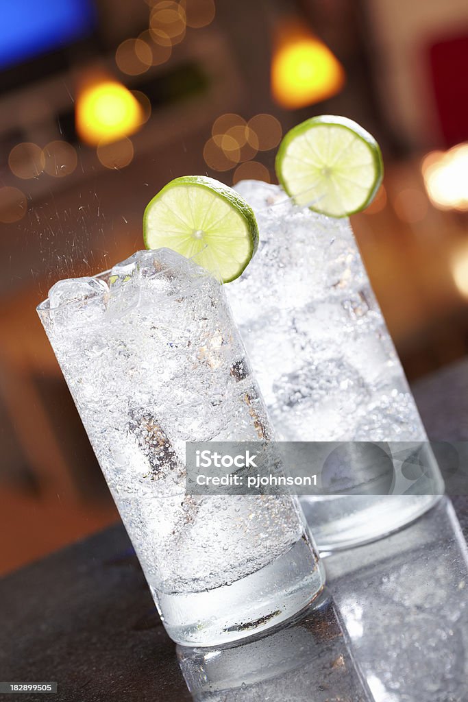 Seltzer e Lima - Royalty-free Bar - Local de entretenimento Foto de stock